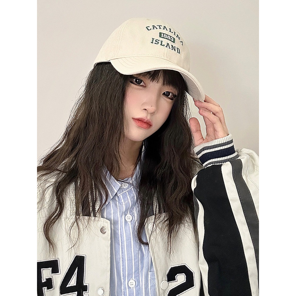 Mũ Lưỡi Trai Thêu Chữ Phong Cách Đường Phố Thời Trang Cho Nữ