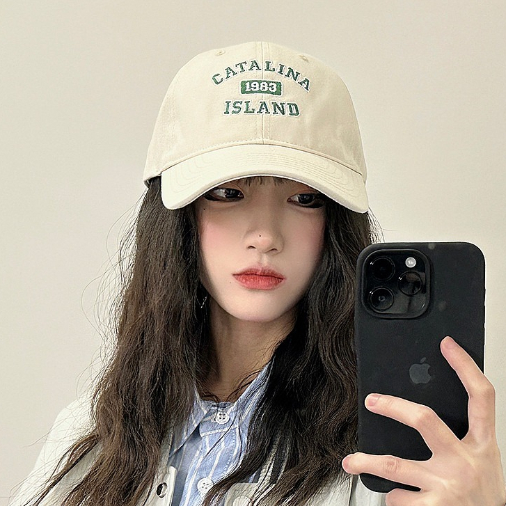 Mũ Lưỡi Trai Thêu Chữ Phong Cách Đường Phố Thời Trang Cho Nữ