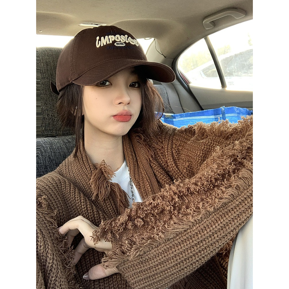 Mũ Lưỡi Trai Thêu Chữ Phong Cách Hàn Quốc Mới Cho Nữ