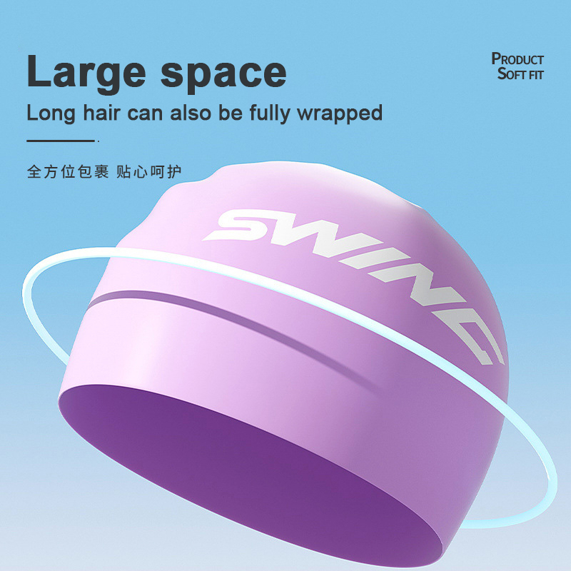 Mũ Bơi silicone Bảo Vệ Tai Chống Thấm Nước Chuyên Nghiệp Cho Người Lớn