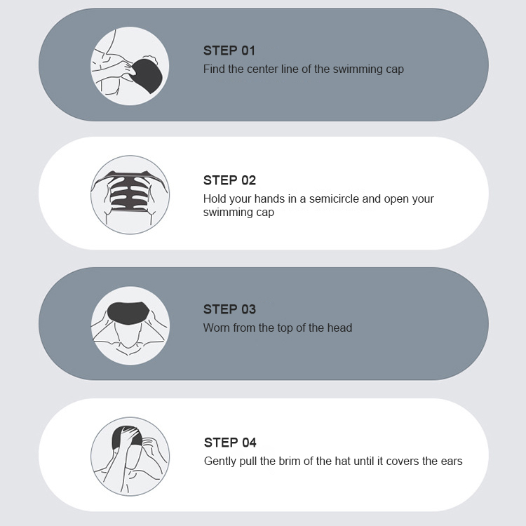 Mũ Bơi silicone Bảo Vệ Tai Chống Thấm Nước Chuyên Nghiệp Cho Người Lớn