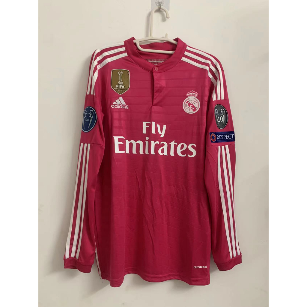 Áo Thun Số 14-15 Tay Ngắn / Ngắn Phong Cách vintage Real Madrid Size S-2XL