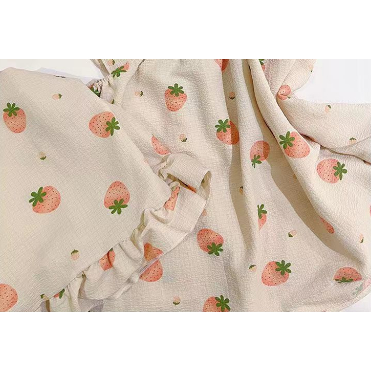 Bộ Đồ Ngủ Sát Nách Phối Bèo Phong Cách Phương Tây Thời Trang Mùa Hè Cho Nữ