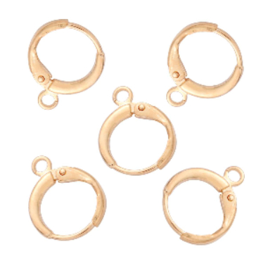 Set 10 Móc Tròn Làm Bông Tai DIY