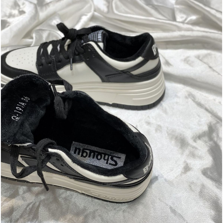 Giày Thể Thao Đế Dày Tăng Chiều Cao Trọng Lượng Nhẹ Thoáng Khí Thoải Mái Phong Cách Preppy Mùa Xuân Hè Cho Nữ