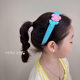 Băng Đô Hoa Dễ Thương Cho Bé Rửa Mặt