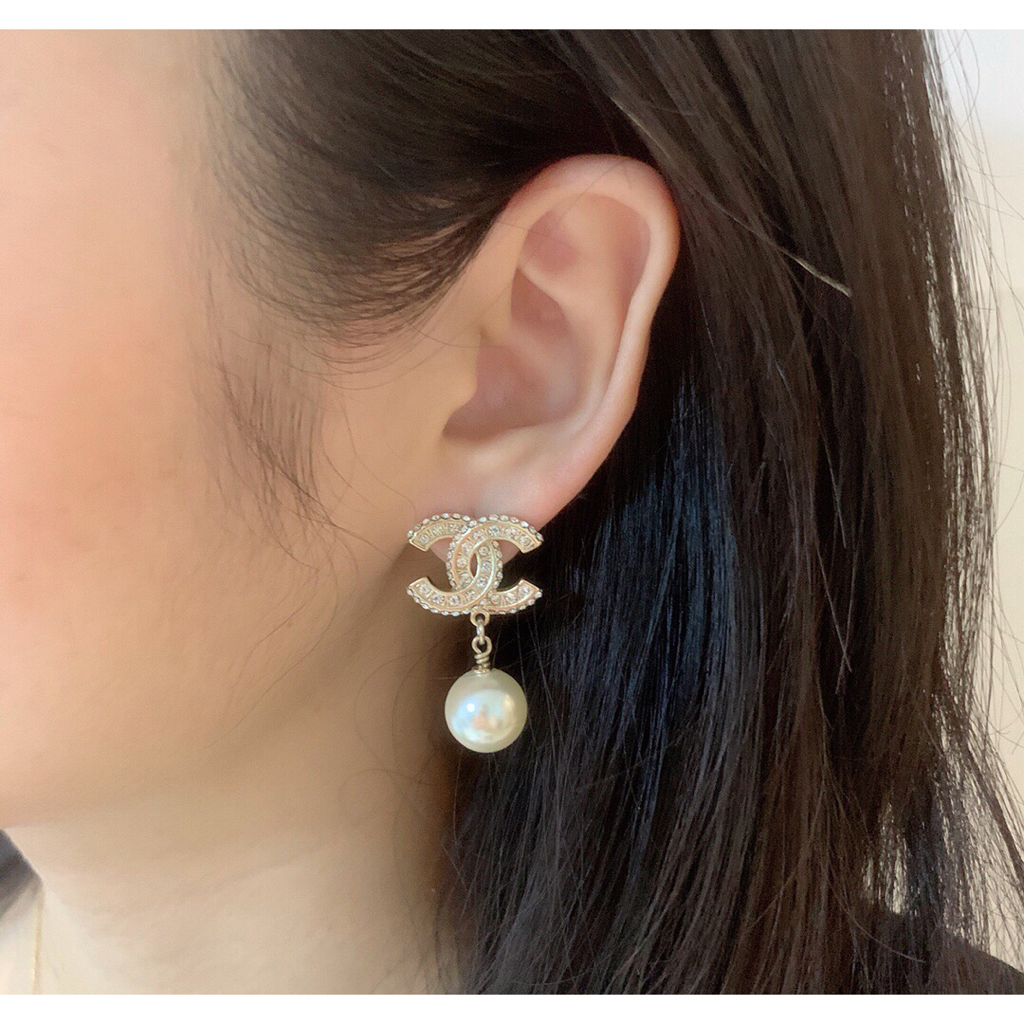 Bông Tai Mạ Vàng 18K Hình Chữ C Thời Trang