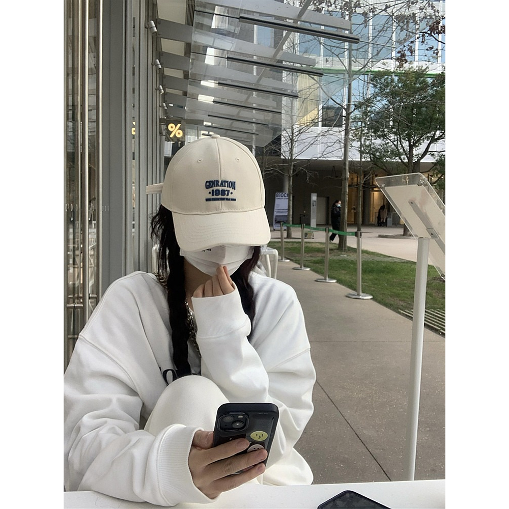 Mũ Lưỡi Trai In Chữ Phong Cách Hàn Quốc Thời Trang Đường Phố Mới Cho Nữ