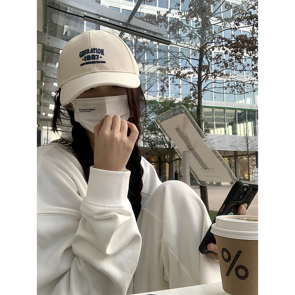 Mũ Lưỡi Trai In Chữ Phong Cách Hàn Quốc Thời Trang Đường Phố Mới Cho Nữ