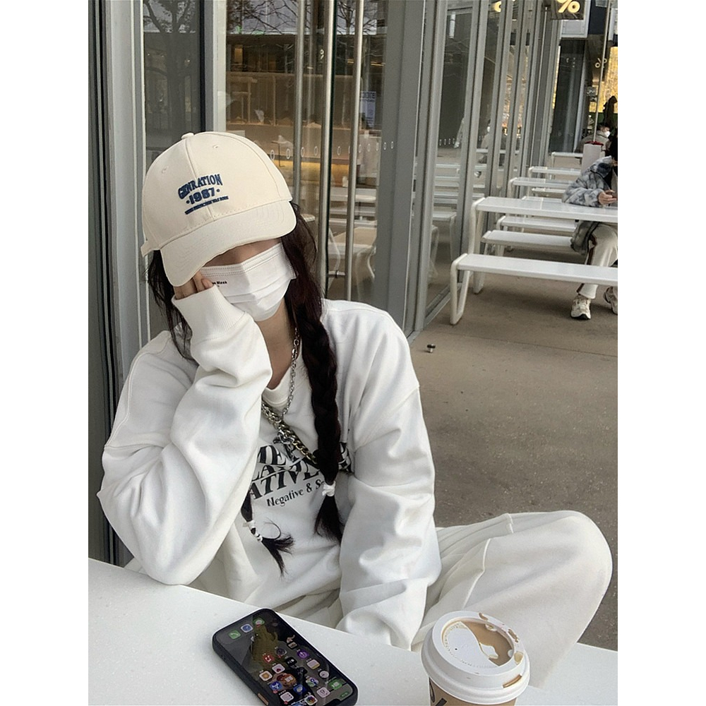 Mũ Lưỡi Trai In Chữ Phong Cách Hàn Quốc Thời Trang Đường Phố Mới Cho Nữ