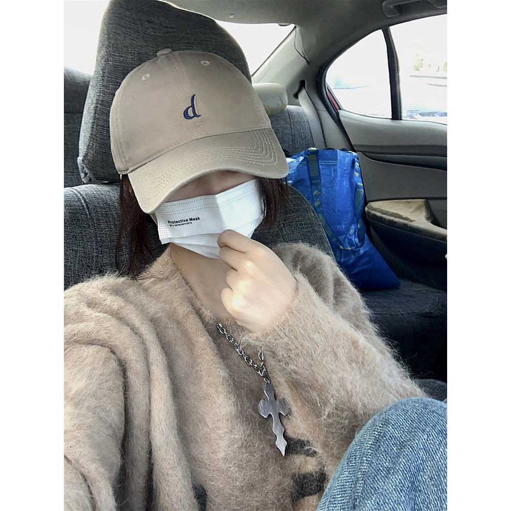 Mũ Lưỡi Trai Mềm Mại In Chữ D Phong Cách Hàn Quốc Thời Trang Xuân Hè Cho Nữ