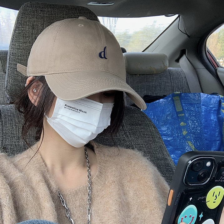 Mũ Lưỡi Trai Mềm Mại In Chữ D Phong Cách Hàn Quốc Thời Trang Xuân Hè Cho Nữ