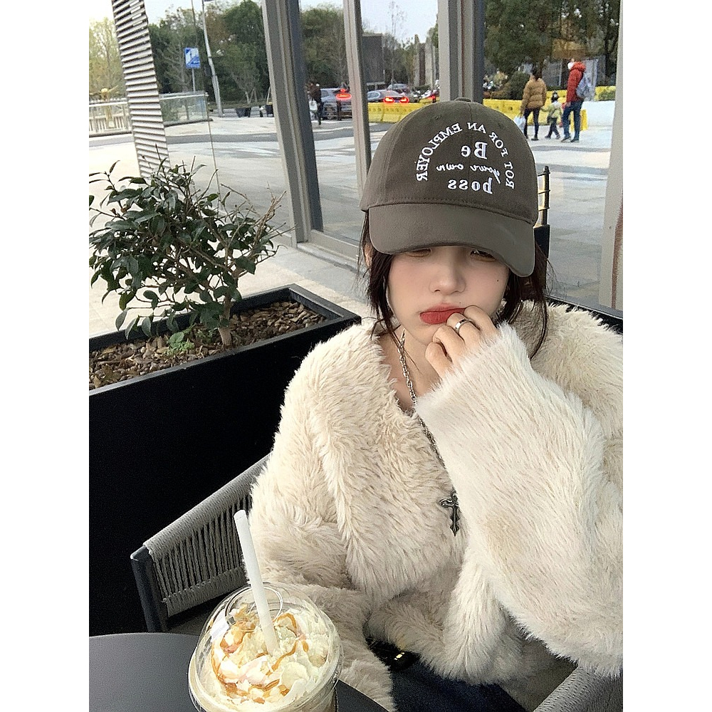 Mũ Lưỡi Trai Thêu Chữ Phong Cách Hàn Quốc Thời Trang Cho Nữ