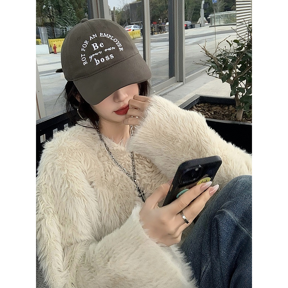 Mũ Lưỡi Trai Thêu Chữ Phong Cách Hàn Quốc Thời Trang Cho Nữ