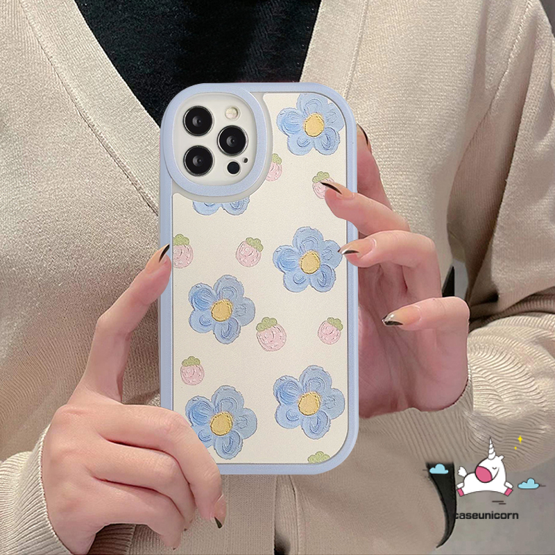 Ốp Điện Thoại Tpu Mềm Họa Tiết Hoa 3D Thời Trang Cho IPhone 11 12 13 14 Pro Max 7 8 6 6s Plus XR X XS Max SE 2020