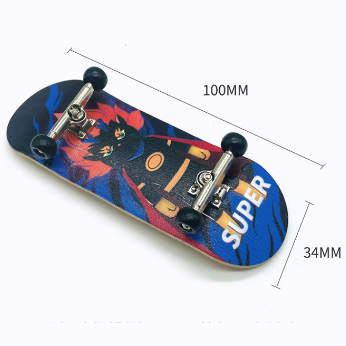 Shehave Ván Trượt Ngón Tay Mini Fingerboard 34mm Bằng Gỗ Phong Chuyên Nghiệp