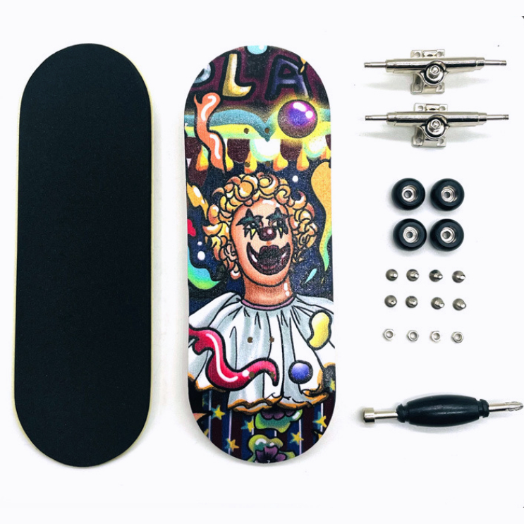 Shehave Ván Trượt Ngón Tay Mini Fingerboard 34mm Bằng Gỗ Phong Chuyên Nghiệp