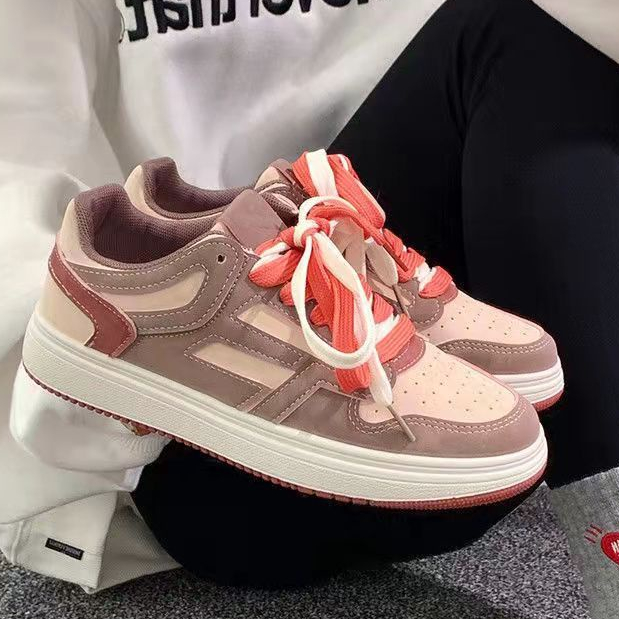 Giày Thể Thao Thoáng Khí Phong Cách Preppy Độc Đáo Thời Trang Xuân Hè Cho Nữ