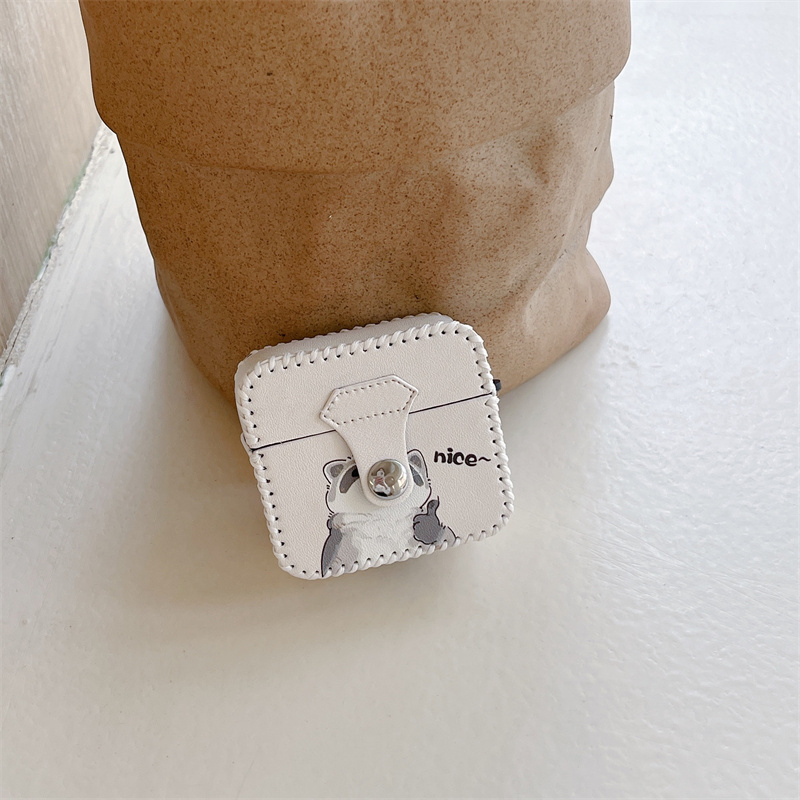 Vỏ Bảo Vệ Hộp Sạc Tai nghe không dây Airpods pro / 3 / 2 / 1 3 2 1 Pro2 Bằng Da Hình Mèo Hello kitty Dễ Thương