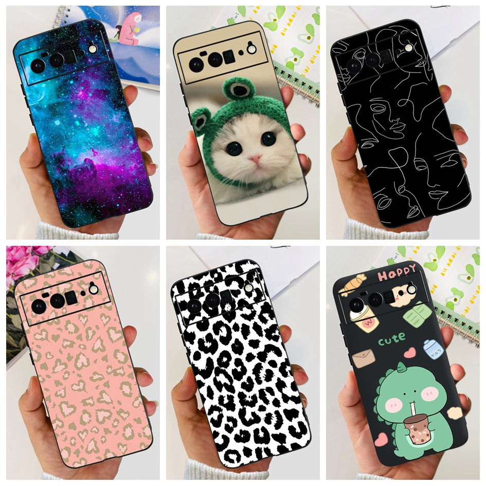 Ốp Điện Thoại Silicon Mềm Họa Tiết Da Báo Thời Trang Cho Google Pixel 6 Pro Google Pixel6 6A 6pro