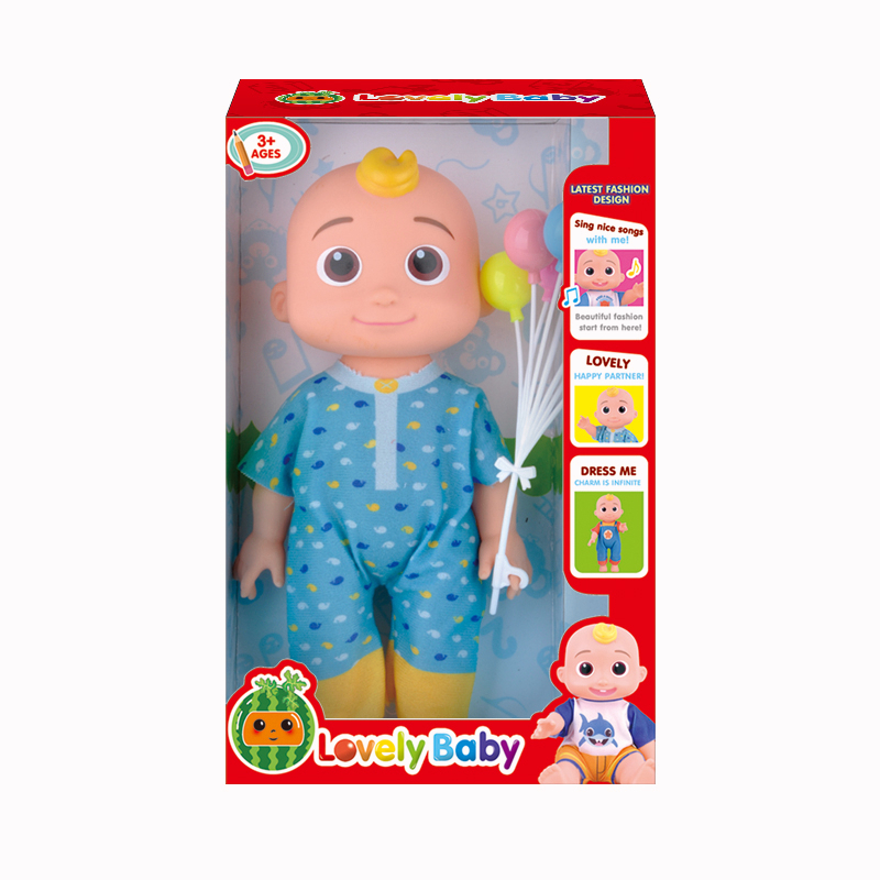 10 Inch Hát Búp Bê Cocomelon Đồ Chơi Búp Bê jojo Đồ Chơi Bé Búp Bê Silicon Đồ Chơi Bê Gia Đình Và Bạ
