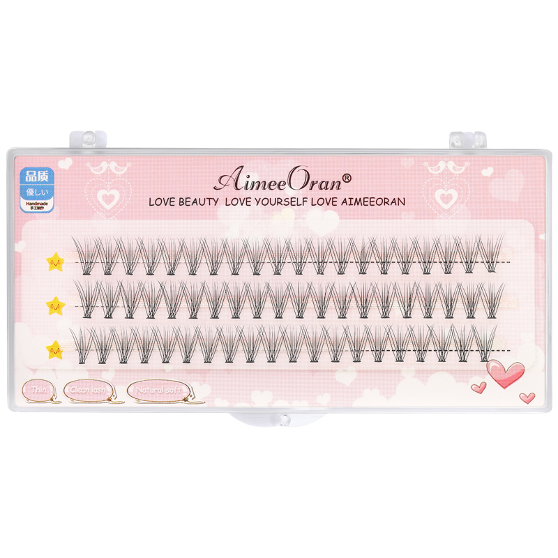 Bộ 60 Gói Lông Mi Giả 10D Kích Thước 8 10 12mm Tự Nhiên