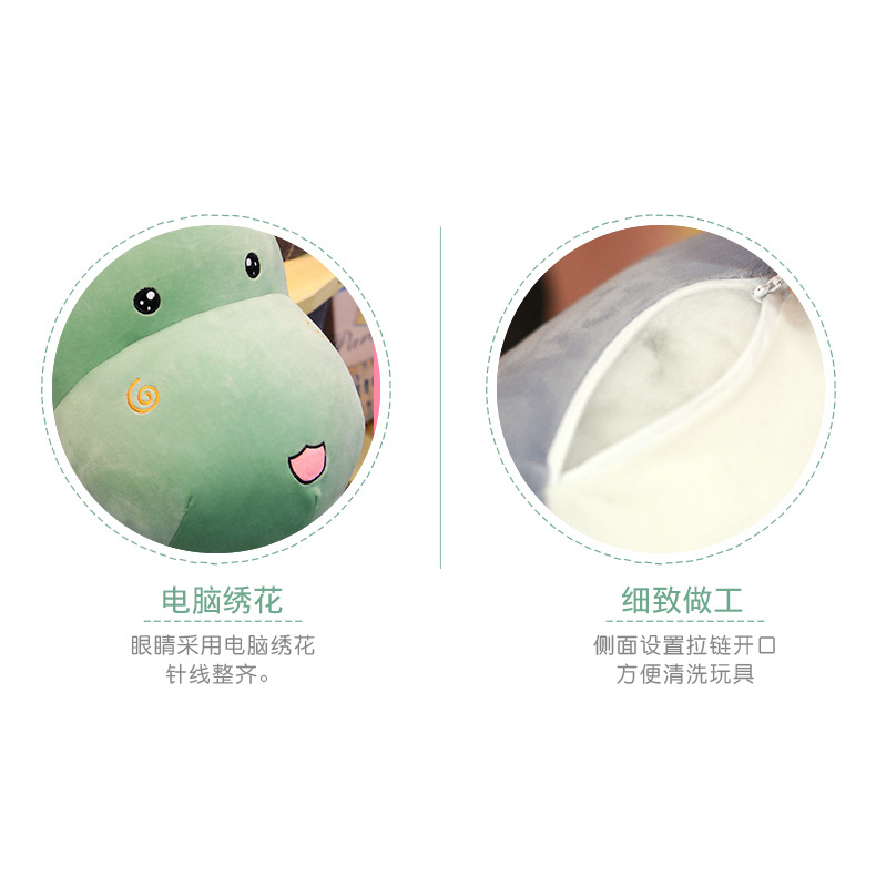 Khủng Long / Cá Sấu Nhồi Bông Dễ Thương Dùng Làm Gối Ôm