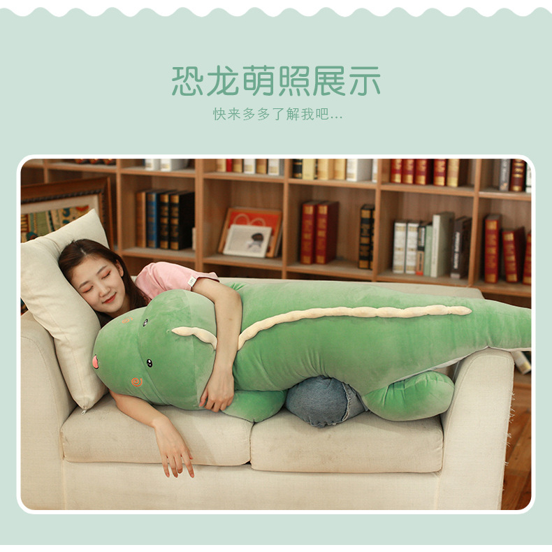Khủng Long / Cá Sấu Nhồi Bông Dễ Thương Dùng Làm Gối Ôm