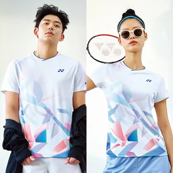 Bán Sỉ Bộ Quần Áo Thể Thao Cầu Lông Ngắn Tay Nhanh Khô Nhiều Màu Mới Năm 2023 Yonex Hàn Quốc Cho Nam Và Nữ