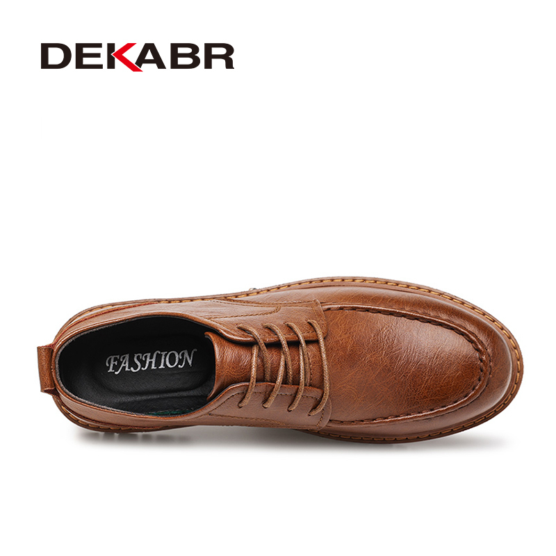 Giày Bốt Da Thoáng Khí Phong Cách Doanh Nhân Thời Trang Cho Nam Size 39-45