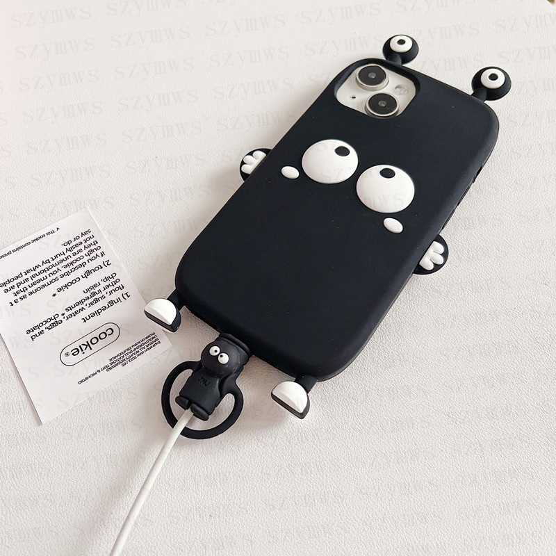 Dây Quấn Dây Cáp / Tai Nghe USB Bằng Silicon Họa Tiết Hoạt Hình