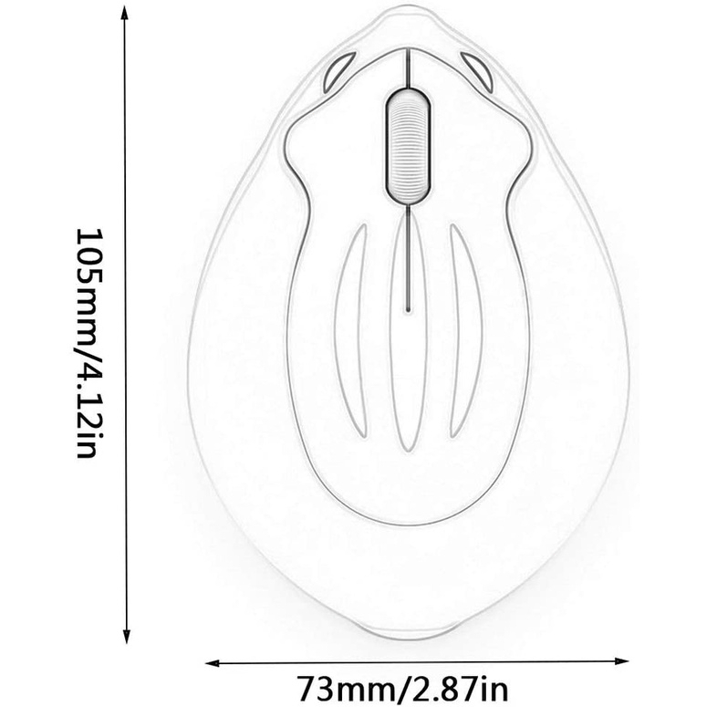 Chuột hamster 2.4ghz Không Dây 4000dpi usb Quang Học Dễ Thương