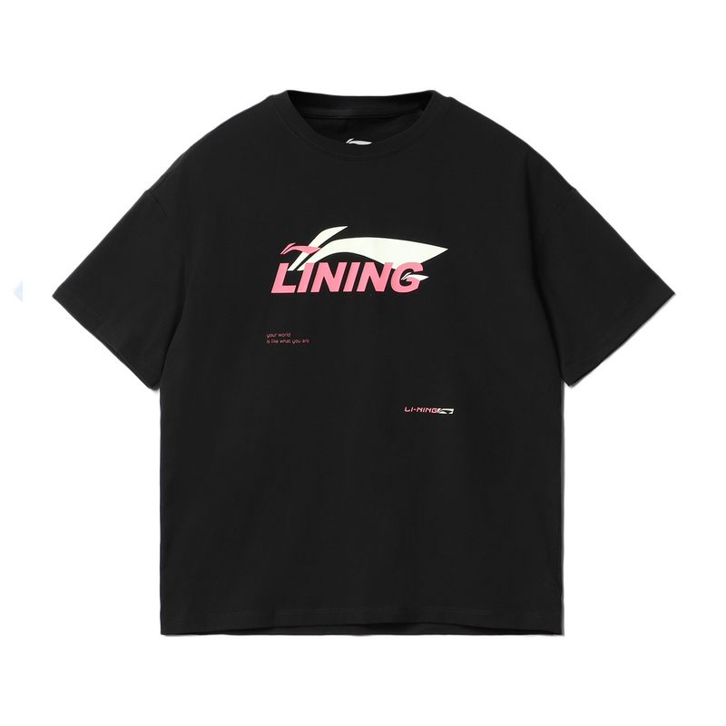 Li Ning Áo Thun Thể Thao Cầu Lông Nhanh Khô Thoáng Khí Cho Nữ