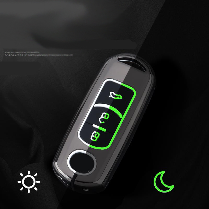 Vỏ Bọc Chìa Khóa Xe Hơi Bằng Kim Loại 2 / 3 Nút Cho Mazda 3 6 Axela Atenza CX-5 CX-3 CX-7 CX8 CX-9 2016 2017 2018