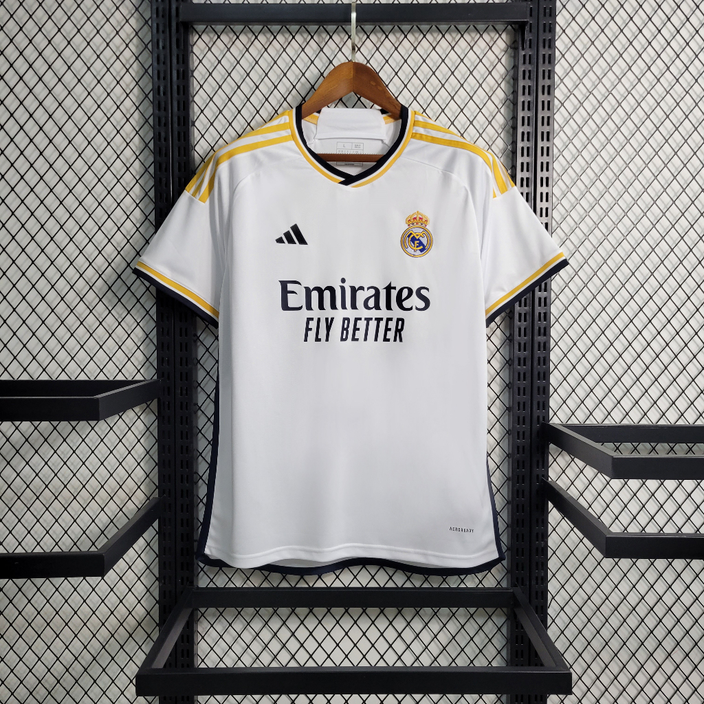 Áo Thun Bóng Đá R- Madrid  S-2XL * Tùy Chỉnh Và Chất Lượng Cao *