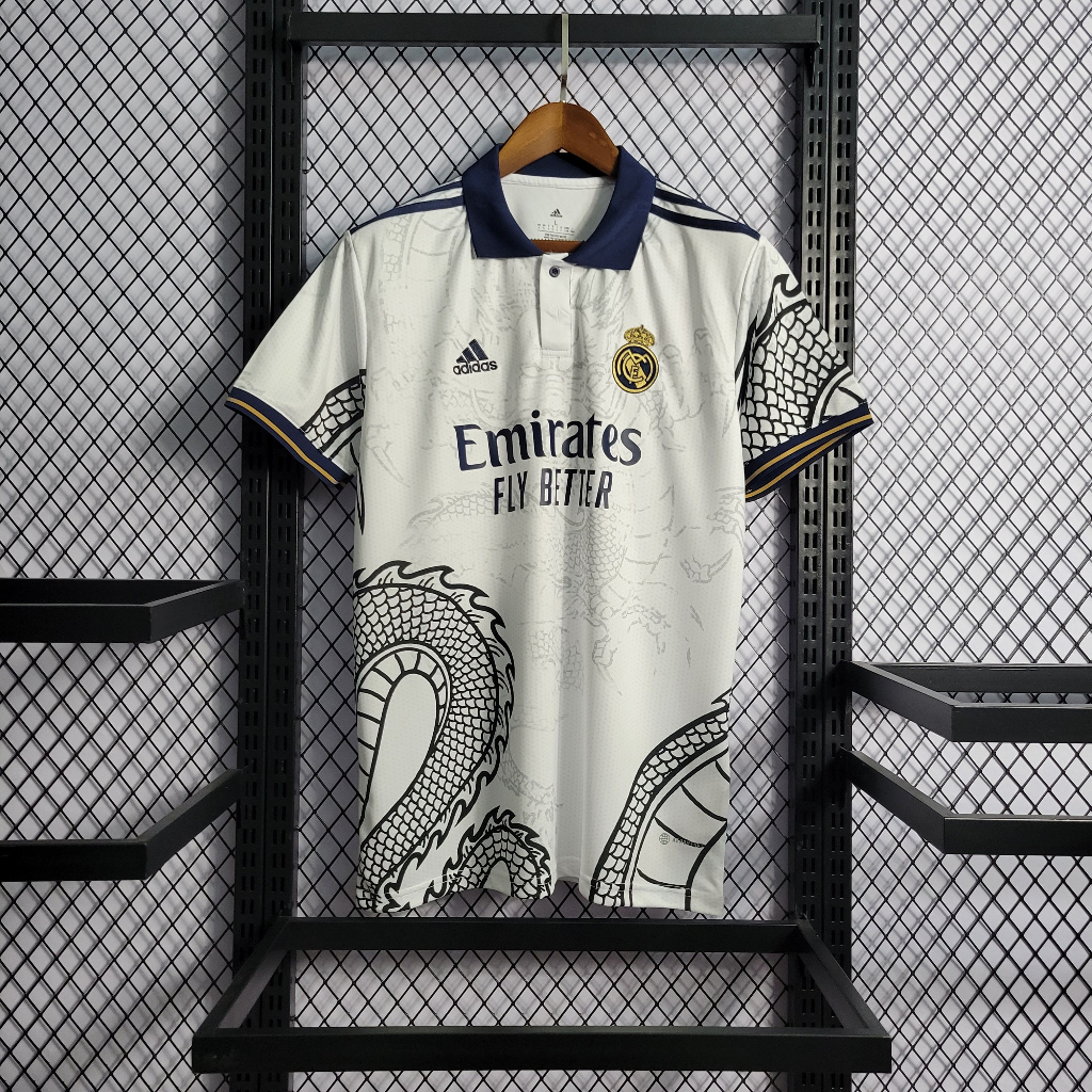 Áo Thun Bóng Đá R- Madrid  S-2XL * Tùy Chỉnh Và Chất Lượng Cao *