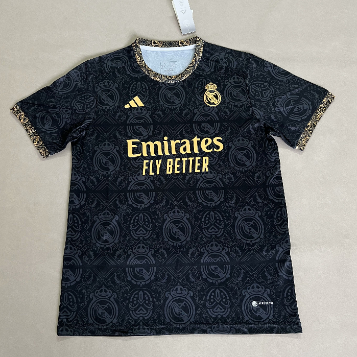Áo Thun Bóng Đá R- Madrid  S-2XL * Tùy Chỉnh Và Chất Lượng Cao *