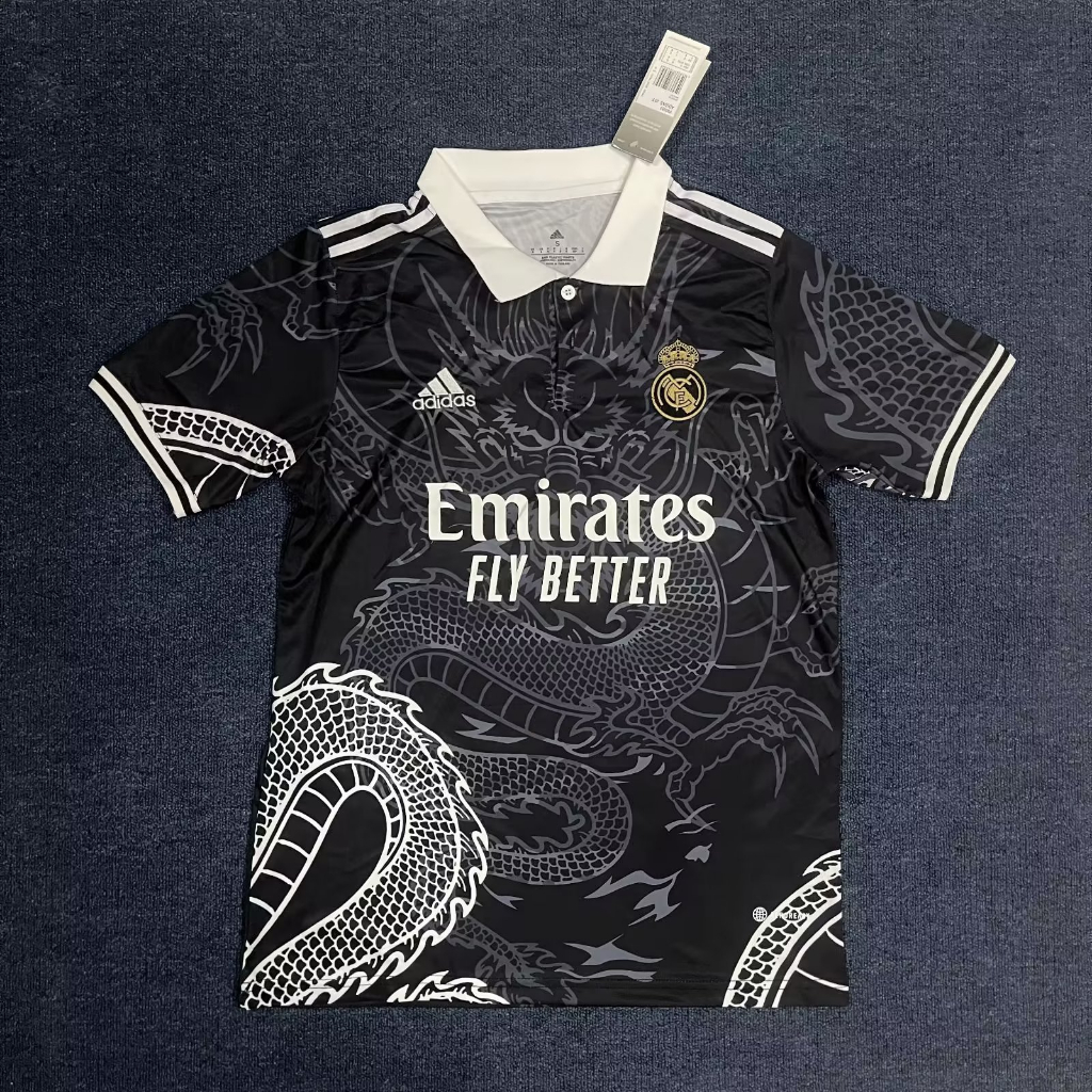 Áo Thun Bóng Đá R- Madrid  S-2XL * Tùy Chỉnh Và Chất Lượng Cao *