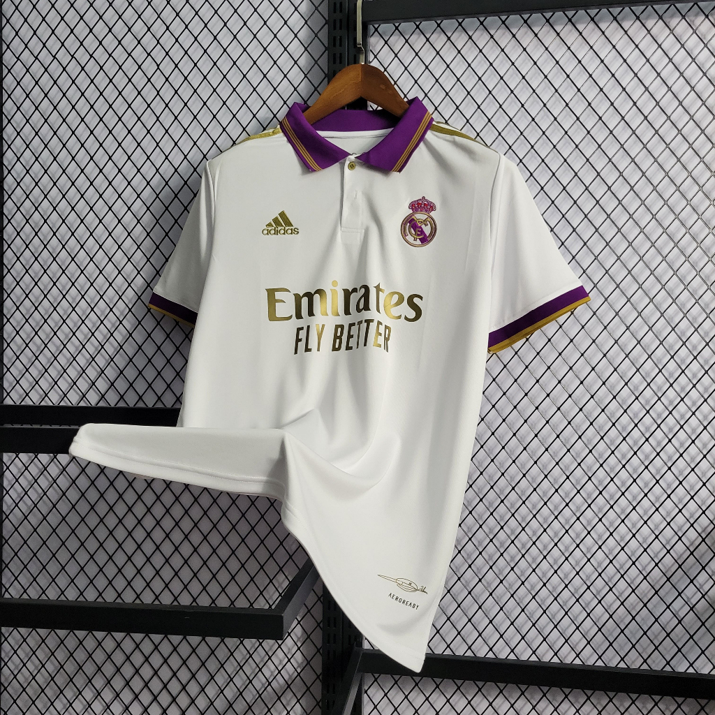 Áo Thun Bóng Đá R- Madrid  S-2XL * Tùy Chỉnh Và Chất Lượng Cao *