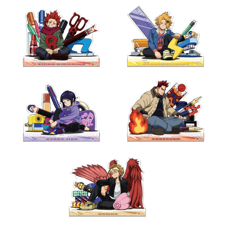 Mô Hình Nhân Vật Midoriya Izuku Asui Tsuyu Uraraka Ochako Anime My Hero Academia Bằng Acrylic Để Bàn Trang Trí