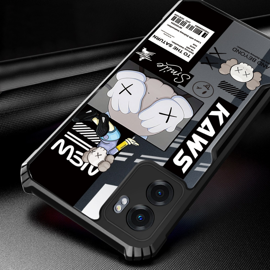 Ốp Điện Thoại In Hình KAWS Cho OPPO Q3 Q5 Pro X7 Max Realme GT Neo 3 2 3T 2T GT Master 2 Pro XT X7 X50 Pro V5 X3