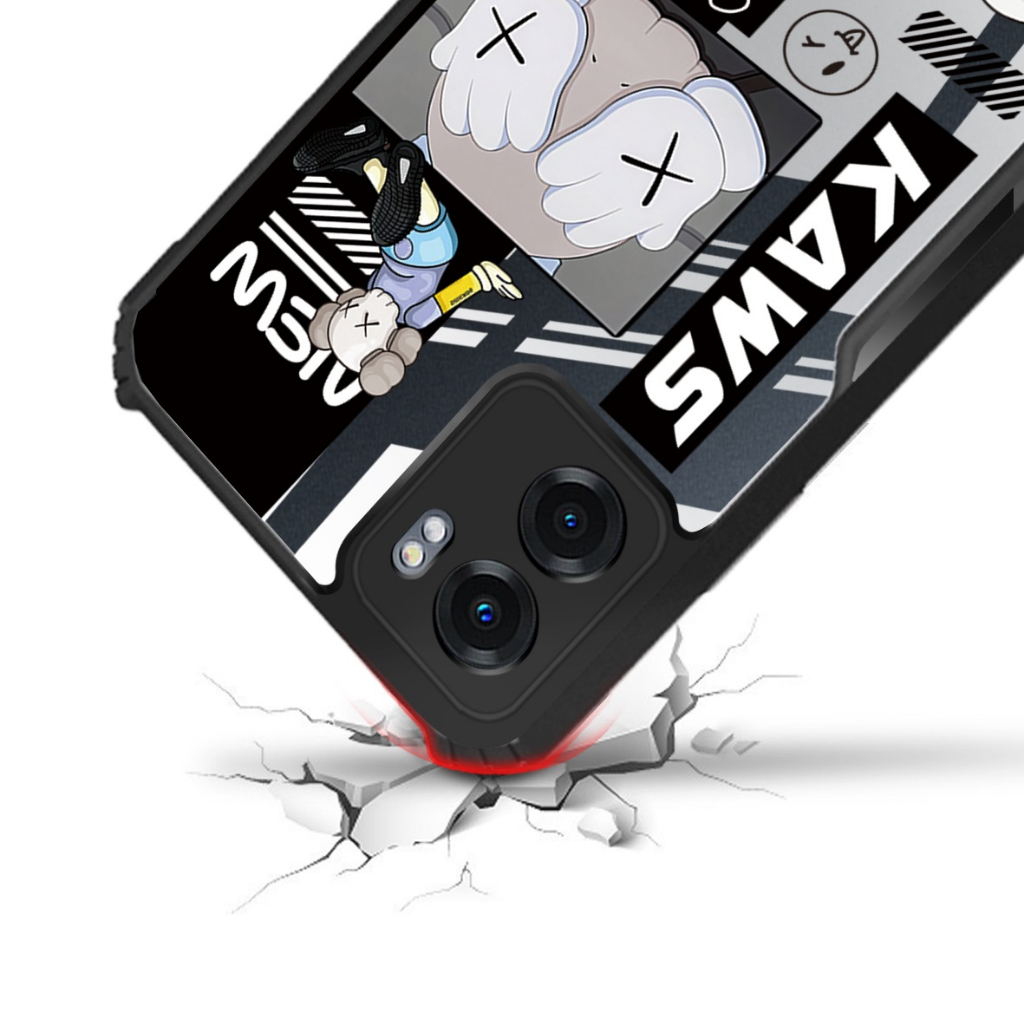 Ốp Điện Thoại In Hình KAWS Cho OPPO Q3 Q5 Pro X7 Max Realme GT Neo 3 2 3T 2T GT Master 2 Pro XT X7 X50 Pro V5 X3