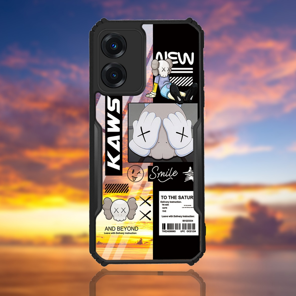 Ốp Điện Thoại In Hình KAWS Cho OPPO Q3 Q5 Pro X7 Max Realme GT Neo 3 2 3T 2T GT Master 2 Pro XT X7 X50 Pro V5 X3