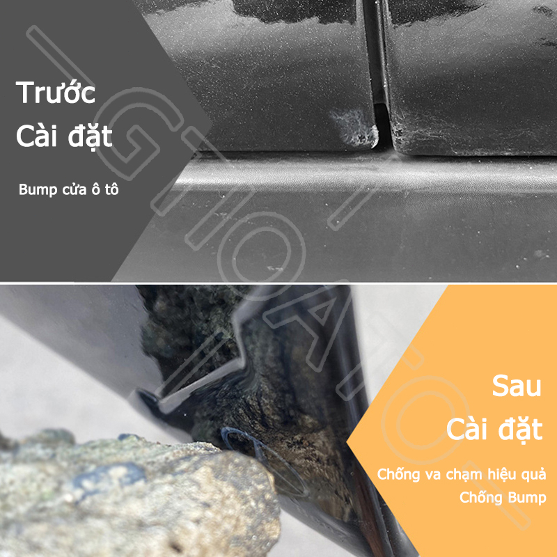 GTIOATO 2 Chiếc Dán Góc Cửa Ô Tô MiếNg DáN ChốNg Va ĐậP CửA Phụ KiệN Ô Tô Cho BYD F0