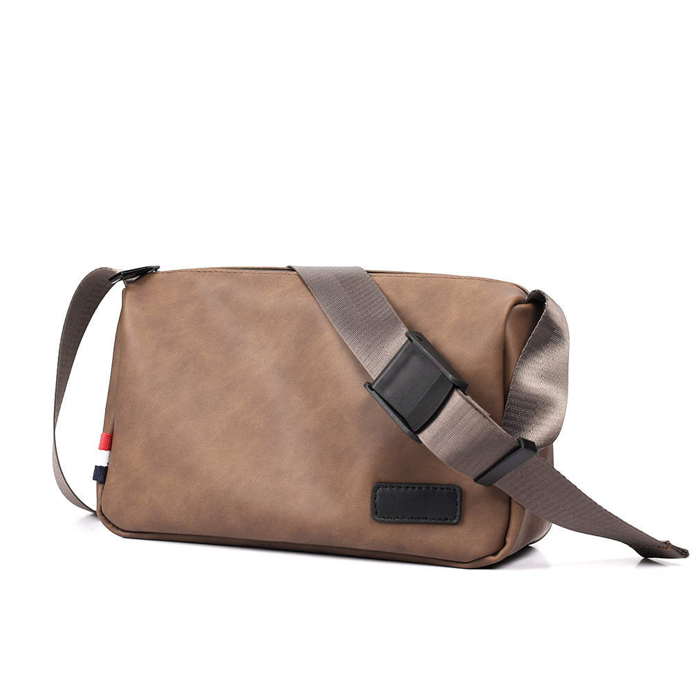 Túi Da Bò Đeo Vai Hình Vuông Cỡ Nhỏ Phong Cách Doanh Nhân Thời Trang Cho Nam