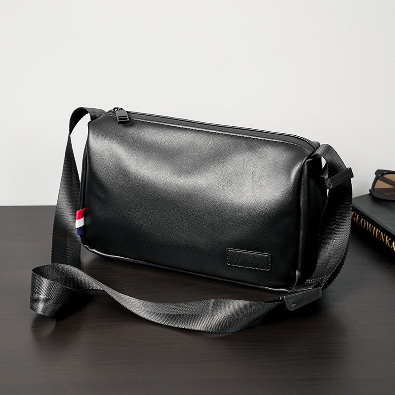 Túi Da Bò Đeo Vai Hình Vuông Cỡ Nhỏ Phong Cách Doanh Nhân Thời Trang Cho Nam