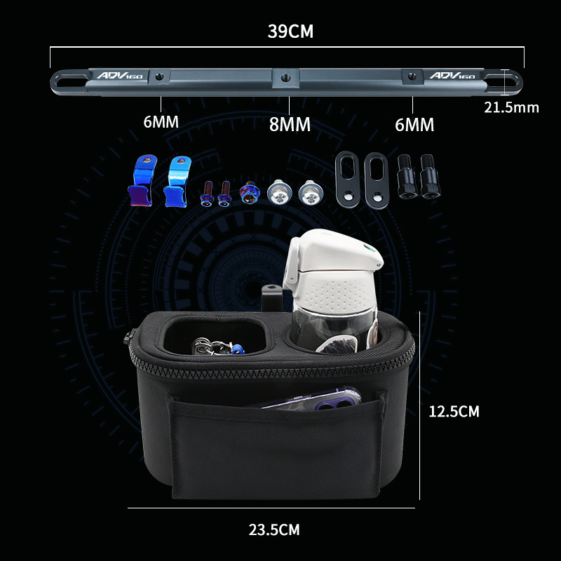 Phù Hợp Túi Đựng Bình Nước / Cốc Nước Có Móc Treo Đa Năng Cho Xe Mô Tô HONDA ADV160 ADV 160