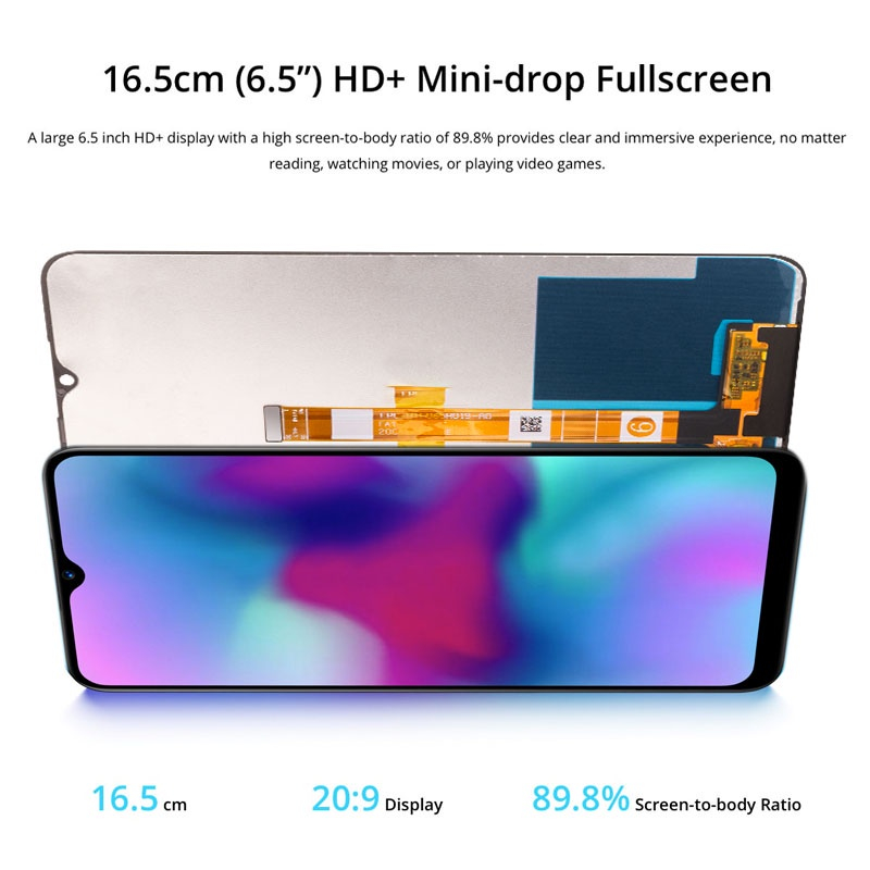 Màn Hình Cảm Ứng lcd 6.5 inch Thay Thế Chuyên Dụng Cho oppo realme c11 2020 c12 c15 rmx2185 rmx2180