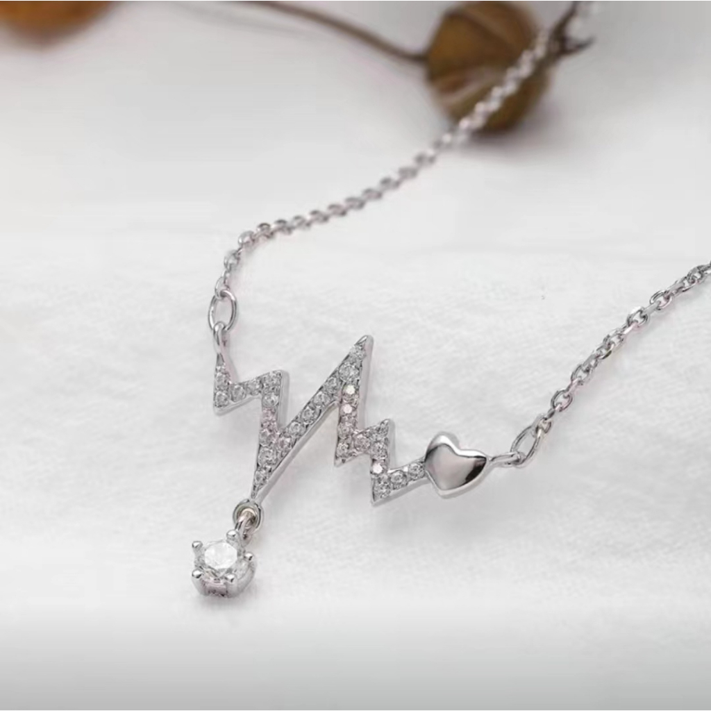 Vòng Tay Bạc 925 Đính Đá Kim Cương Hình Ngôi Sao / Mặt Trăng Tinh Tế Thời Trang Chất Lượng Cao Làm Quà Tặng Sinh Nhật / Valentine