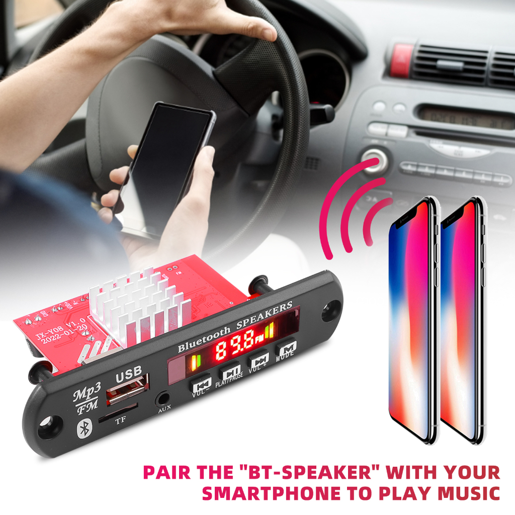 Máy Nghe Nhạc MP3 60W Bluetooth 5.0 Màn Hình Màu Hỗ Trợ USB TF FM Ghi Âm